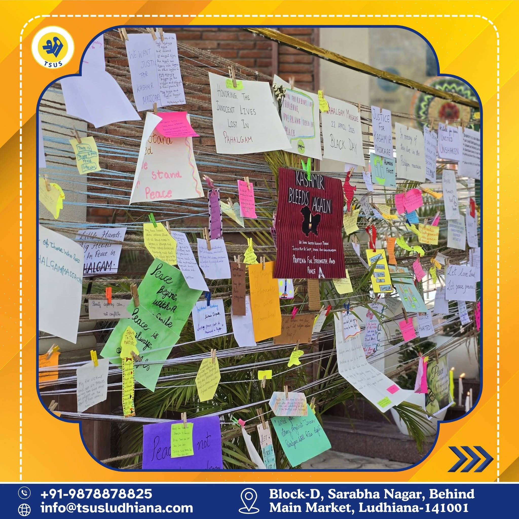 TSUS Ludhiana Pays Homage to Pahalgam Victims image 10