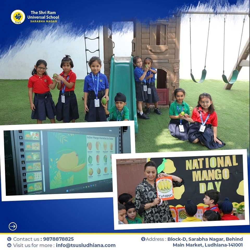 Our lil Shriites celebrated Mango Day with great enthusiasm image 2