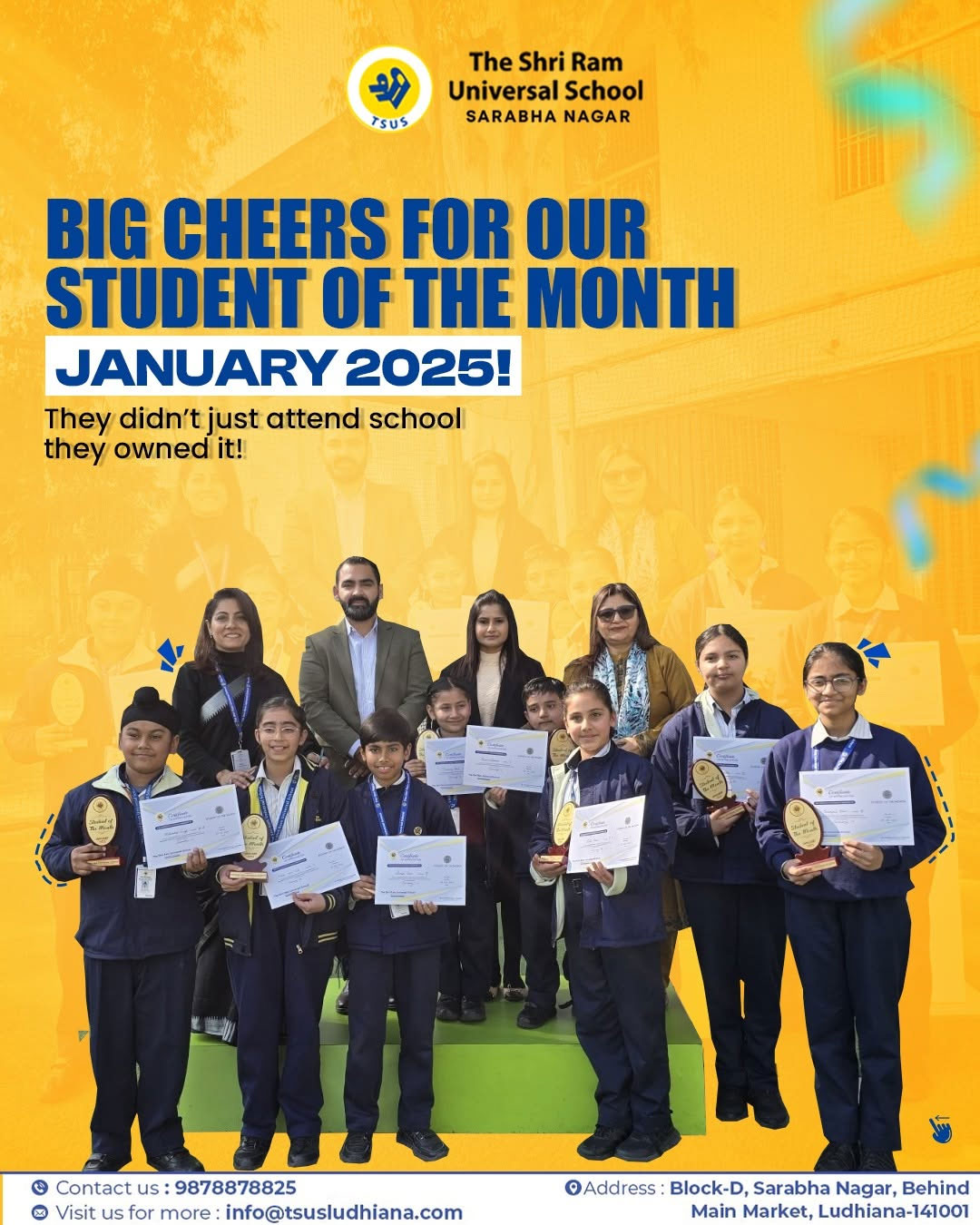 Big Cheers For Our Students of The Month image 1
