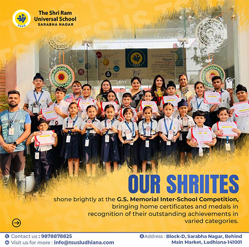 Shining Bright at the G.S. Memorial Inter-School Competition!