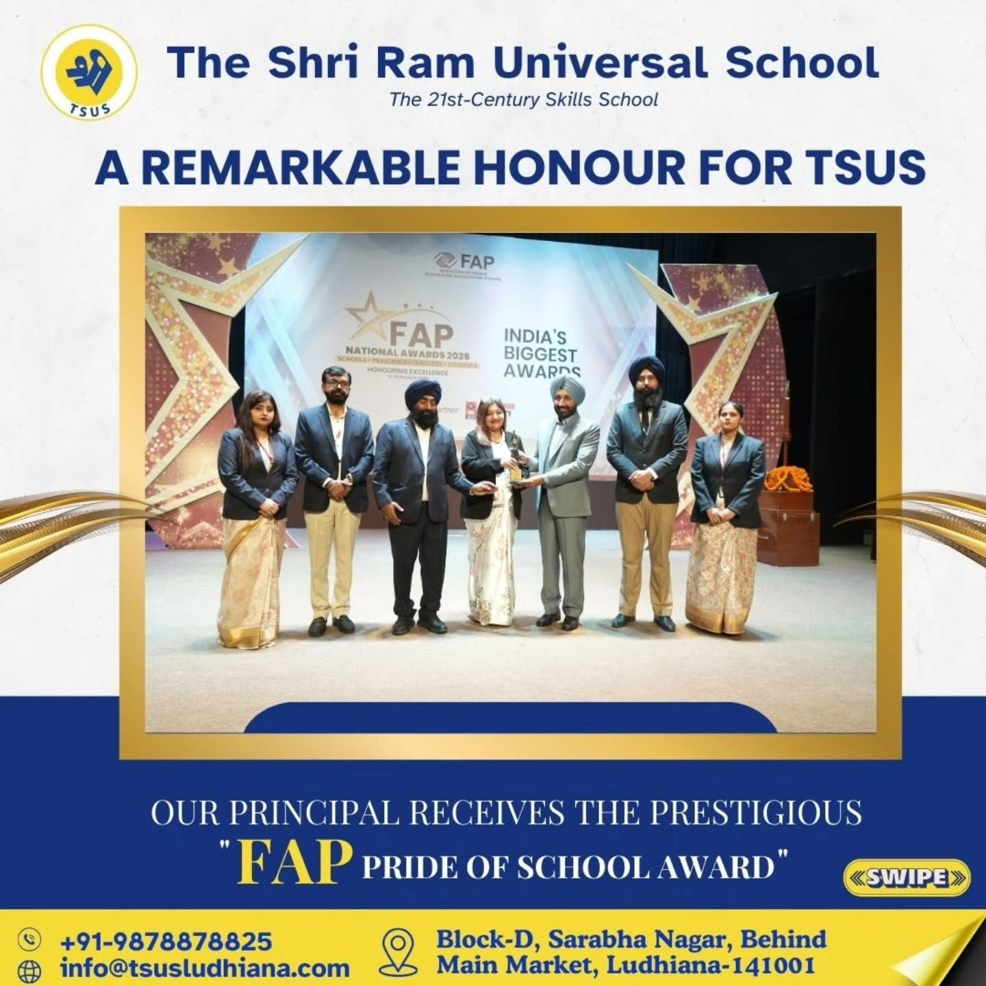 A moment of immense pride for the TSUS Ludhiana family! image 1